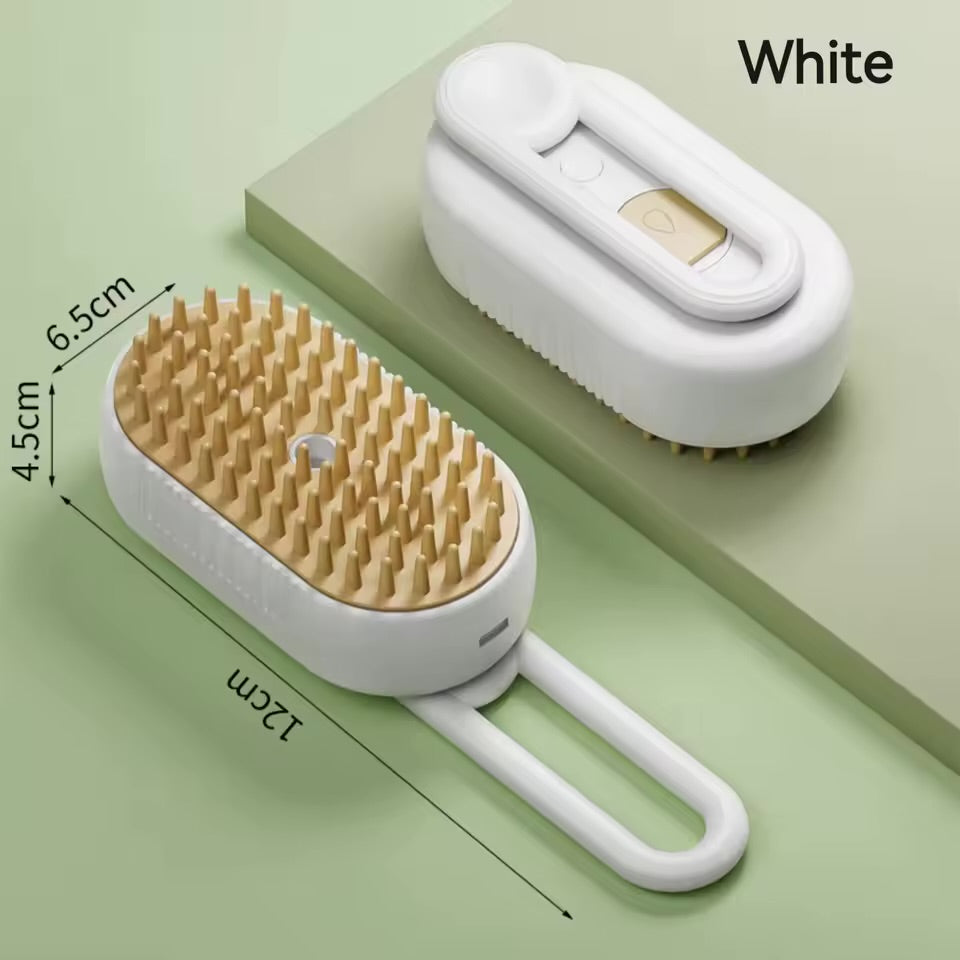 Electric Steam Pet Grooming Brush