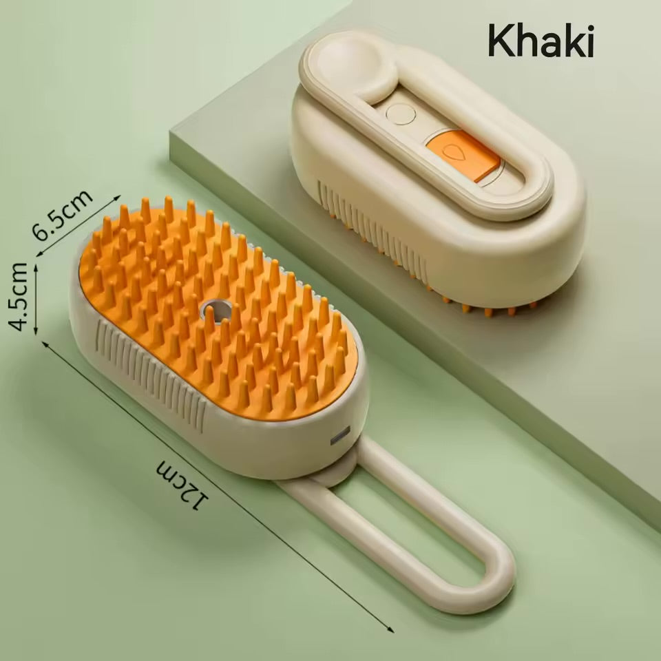 Electric Steam Pet Grooming Brush